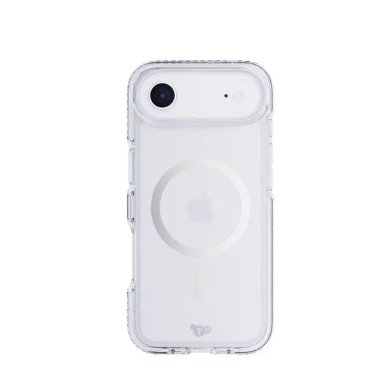 Tech21 Appleiphone 17 Air Evocrystal W/Magsafe _ Clear/Metalic Silver